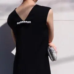 新品同様 バックパールドレス