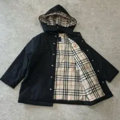 薄手ダウン　バーバリー　ロンドン　黒　コート 110 ノバチェック　3way