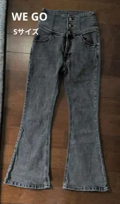 WEGO ブーツカットデニム S　ハイウエストデニム　ブーツカット