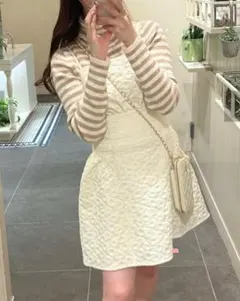 NICE CLAUP アソートミニワンピース アイボリー