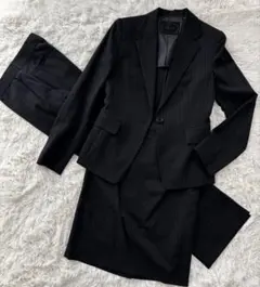 アンタイトル 3点セット M 黒 テーラード スーツ 就活 面接 入学式 卒園式
