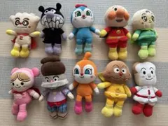 アンパンマンぬいぐるみ10体セット　プリちぃビーンズ