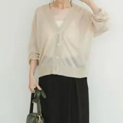 シアーラメカーディガン／アイテムズ アーバンリサーチ