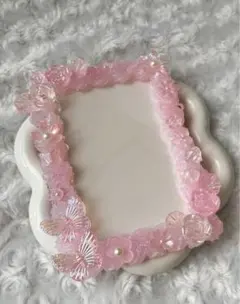 ホイップデコトレカケース　B7 ピンク　硬質ケース　訳あり品