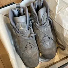 エアジョーダン8レトロ　クールグレー　28cm 美品