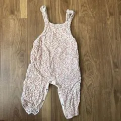 花柄コットンロンパース 95cm以下