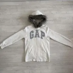 希少 GAP ファー パーカー 平成 Y2K グランジ グリッター ギミック