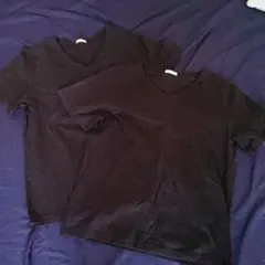 GU コットンVネックTシャツ 半袖