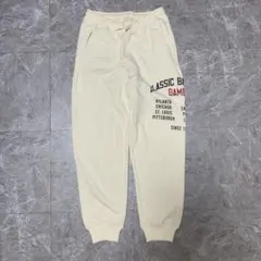 ZARA スウェット ジョガーパンツ クリーム色 152cm ウエストゴムg27のサムネイル