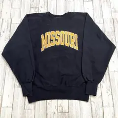 【黒MISSOURI！】ブラック　チャンピオン　リバースウィーブ　USA