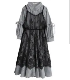 【axes femme】シャツワンピース、キャミソールなし