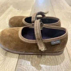 美品⭐︎Cienta ストラップシューズ 26 ベージュ ベロア