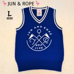 美品♡JUN & ROPE ニットベスト L セーター ジュンアンドロペ