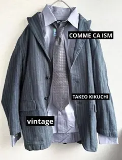 ジャケット　シャツ　ネクタイ　3点 きれいめ古着　コーデ売り　まとめ売り