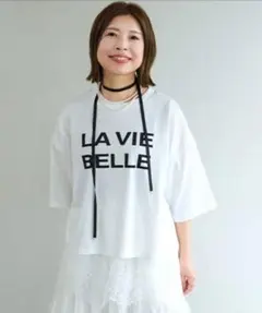 CLIP BY STAFF/MINAKO企画】レースロゴTシャツのサムネイル