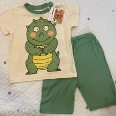 【新品未使用】95 あかちゃんのあそびえほん 恐竜パジャマ きむらゆういち