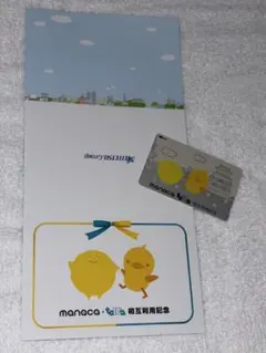 manaca・toICa 相互利用記念　カード　限定 No.31【manacaマナカtoicaトイカ】相互利用記念《デポジットのみ