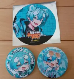 ち*と様 すにすて おさでい 缶バッジ コースター セット