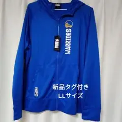 新品未使用　ウォリアーズ　薄手　フルジップ　フーディー　パーカー　NBA
