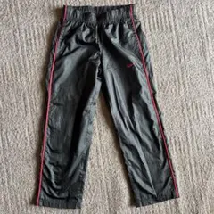 Nike ブラック レッド ロングパンツ シャカシャカ パンツ