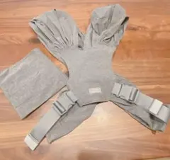 抱っこ紐 スリング 新生児 折りたたみ サイズ調節可能 グレー