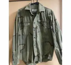ZARA SRPLS 迷彩柄 長袖シャツ カモフラ ミリタリー　AVIREXのサムネイル
