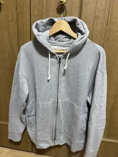 無印良品フルジップ パーカーメンズ　XS グレー