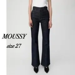 超美品　マウジー　フレアデニムパンツ　ジーパン　美脚効果　美シルエット
