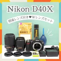 ✨Nikon D40x✨ダブルレンズ✨ショット数2479✨スマホ転送✨一眼レフ