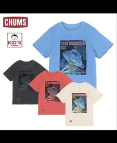 新品　CHUMS キッズ STAR HURRICANE Tシャツ　定価4180円のサムネイル