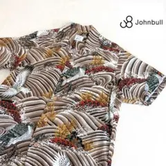 John Bull ジョンブル　和柄　アロハシャツ　Mサイズのサムネイル