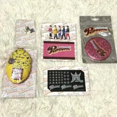 新品　嵐　ポップコーン　5点セット　会場限定　ミラー　ネイルシール　ストラップ