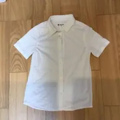 ホワイト 半袖シャツ 130cm