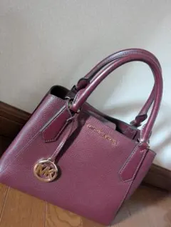 MICHAEL KORS バーガンディ ショルダーバッグ