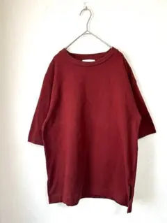 センスオブプレイス Tシャツ 半袖 バーガンディ オーバーサイズ フリーのサムネイル