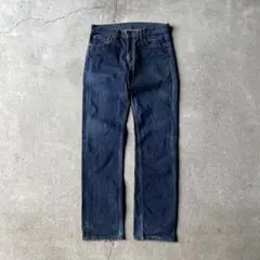 00s Levi's 505 デニムパンツ 濃紺 縦落ち W32 L34