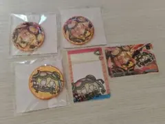 麻雀ファイトガール くじ アクリルカード 缶バッジ　ぶちゃガール　トイトイ