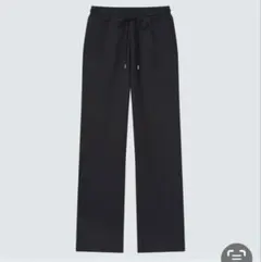 ユニクロ スウェット ストレートパンツ ブラック XL 新品未使用 タグ付き