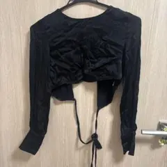 Bershka 黒 長袖カーディガン XS