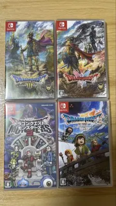 バラ売り不可 Switch ドラクエ4本 HD-2D版3 1・2 7R DQM3