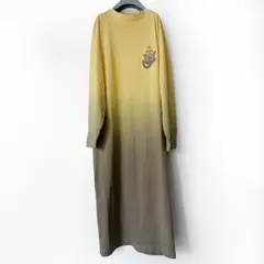 モンクレールのロングワンピース　ジーニアス　マキシ丈　グラデーション