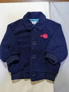 ネイビー ボアアウター　グラニフ　90cm