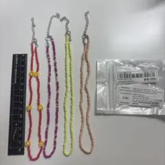 ビーズネックレス 4本セットのサムネイル