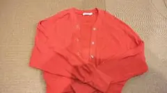 niko and ... オレンジ カーディガン Lサイズ