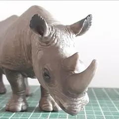 Schleich シュライヒ サイ フィギュア 動物 模型のサムネイル