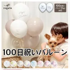 100日祝い 100days バルーンセット 風船 ルミナスグレー くすみ 飾り