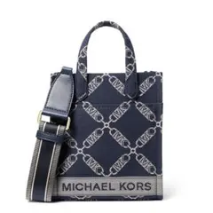 MICHAEL KORS ネイビー ショルダーバッグ