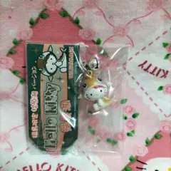 福島 限定 桧原湖 わかさぎ ハローキティ 根付 2004年 ご当地