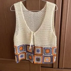 RODEO CROWNS ニットベスト　クリーム