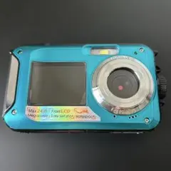 3F 動作未確認 ジョワイユ 防水デジタルカメラ JOY-24MGDUAL-BL - メルカリ